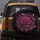 Magenta Black Rose Dark Floral - Home Decor Gift Spare Tire Cover - 5
