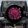 Magenta Black Rose Dark Floral - Home Decor Gift Spare Tire Cover - 1