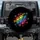Rainbow Paw Prints Glowing Cosmic Dust - Pet Owner Everyday Decor Gift Spare Tire Cover - 1