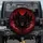 Crimson Abyss Black Canine German Shepherds Snarling Red Eyes - Dog Lover Car Accessory Spare Tire Cover - 1