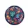 Stylized Cat Faces Dense Floral Tapestry Psychedelic Art Nouveau - Cat Lover Home Decor Gift Spare Tire Cover - 4