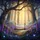 Ancient Tree Swing Mystical Forest Glowing Flora - Nature Lover Gift Spare Tire Cover - 6