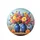 Cobalt Vases Dahlias Roses Rustic Wood - Garden Lover Gift Spare Tire Cover - 4
