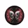 Human Skulls Skeletal Forms Glowing Red Flames - Dark Fantasy Decor for Skull Collector Spare Tire Cover - 4