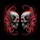 Human Skulls Skeletal Forms Glowing Red Flames - Dark Fantasy Decor for Skull Collector Spare Tire Cover - 6
