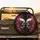 Human Skulls Skeletal Forms Glowing Red Flames - Dark Fantasy Decor for Skull Collector Spare Tire Cover - 2