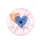 Abstract Hearts Watercolor Splashes - Love Celebration Gift Spare Tire Cover - 4