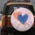 Abstract Hearts Watercolor Splashes - Love Celebration Gift Spare Tire Cover - 5