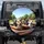 Pit Bulls Classic Car Countryside Scene - Dog Lover Travel Gift Spare Tire Cover - 1