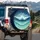 Turbulent Ocean Wave Seascape Dappled Sunlight - Ocean Lover Travel Essentials Gift Spare Tire Cover - 3