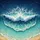 Turbulent Ocean Wave Seascape Dappled Sunlight - Ocean Lover Travel Essentials Gift Spare Tire Cover - 6