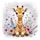 Baby Giraffe Lavender Wildflower - Wildlife Lover Gift Spare Tire Cover - 6