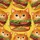 Orange Tabby Cat Head Burgers - Foodie Gift for Cat Lovers Spare Tire Cover - 6