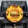 Orange Tabby Cat Head Burgers - Foodie Gift for Cat Lovers Spare Tire Cover - 1