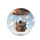 Four Meowing Cats Hot Air Balloon - Adventure Travel Gift for Cat Lover Spare Tire Cover - 4