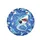 Sharks with Red Mouth Jagged Teeth, Bubbles, Blue Water Ripples - Wildlife Lover Gift Spare Tire Cover - 4