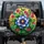 Blossoming Flower Stained Glass Botanical Garden - Everyday Lifestyle Gift Spare Tire Cover - 1