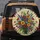Stained Glass Daisies Coneflowers Lavender Floral - Garden Lover Home Decor Gift Spare Tire Cover - 5