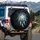 Intricate Silver Dreamcatcher White Feathers - Boho Celestial Decor Gift Spare Tire Cover - 3
