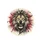 Roaring Lion Golden Eyes Wild Mane Crimson Black Splatter - Wild Animal Lover Gift Spare Tire Cover - 4