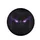 Sleek Black Cat Glowing Purple Eyes - Home Decor Gift for Cat Lover Spare Tire Cover - 4