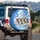 Expressive Pit Bull Dogs Blue Sky Clouds - Dog Lover Gift for Pit Bull Lovers Spare Tire Cover - 3