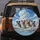 Expressive Pit Bull Dogs Blue Sky Clouds - Dog Lover Gift for Pit Bull Lovers Spare Tire Cover - 5