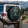 Majestic Dragon Face Glowing Eyes - Fantasy Art Home Decor Gift for Dragon Lover Spare Tire Cover - 3