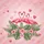 Pink Flamingos Tropical Leaves Pink Blossoms Hearts - Tropical Lifestyle Gift Spare Tire Cover - 6