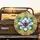 Azure Violet Magnolia Floral Stained Glass Mosaic - Car Decor Gift for Garden Lover Spare Tire Cover - 2