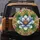 Azure Violet Magnolia Floral Stained Glass Mosaic - Car Decor Gift for Garden Lover Spare Tire Cover - 5