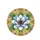 Azure Violet Magnolia Floral Stained Glass Mosaic - Car Decor Gift for Garden Lover Spare Tire Cover - 4