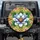 Azure Violet Magnolia Floral Stained Glass Mosaic - Car Decor Gift for Garden Lover Spare Tire Cover - 1
