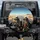 Screaming Skeletons Driving Desert Highway Vehicle - Vehicle Accessory Gift for Road Trip Lovers Spare Tire Cover - 1