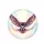 Majestic Rainbow Owl Flying Wings Spread Paint Drips - Outdoor Decor Gift for Owl Lovers Spare Tire Cover - 4
