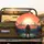 Samurai Warrior Japanese Mountain Sunset - Adventure Lover Gift for History Enthusiast Spare Tire Cover - 2