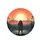 Samurai Warrior Japanese Mountain Sunset - Adventure Lover Gift for History Enthusiast Spare Tire Cover - 4