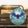 Flying Bat Stained Glass Art Nouveau Floral - Wildlife Lover Home Decor Gift Spare Tire Cover - 2