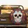 Sugar Skull Floral Heart Mexican Folk Art - Dia de los Muertos Gift Spare Tire Cover - 2