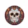 Sugar Skull Floral Heart Mexican Folk Art - Dia de los Muertos Gift Spare Tire Cover - 4
