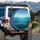 Expansive Deep Turquoise Ocean Sky Waves - Ocean Lover Gift Spare Tire Cover - 3