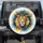 Majestic Flowing Mane Lion Head Ornate Silver Crown - Wildlife Lover Gift Spare Tire Cover - 1