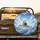 White Maned Lion Gentle Lamb Fluffy Clouds Azure Sky - Gift for Animal Lovers Spare Tire Cover - 2