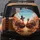 Turkey Pumpkin Autumn Leaves Thanksgiving Holiday Gift for Fall Decor Spare Tire Cover - 5