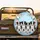 Border Collie Puppies Rose Garden - Dog Lover Home Decor Gift Spare Tire Cover - 2