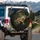 Jaguar Tropical Forest Branches - Wildlife Lover Gift Spare Tire Cover - 3