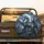 Menacing Armored Azure Silver Dragon Fantasy Storm - Dragon Fan Gift Spare Tire Cover - 2