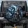 Menacing Armored Azure Silver Dragon Fantasy Storm - Dragon Fan Gift Spare Tire Cover - 1
