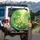 Vibrant Dandelion Seed Head Foliage Field - Nature Lover Gift for Gardeners Spare Tire Cover - 3