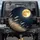 Golden Full Moon Wispy Tall Grass Night Sky Stars - Nature Lover Outdoor Vehicle Gift Spare Tire Cover - 1
